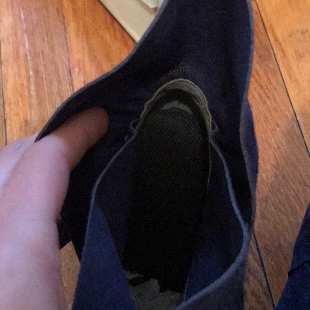 Nine West Navy heeled booties - Picture 4 of 4